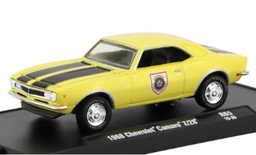 Diecast model cars Chevrolet Camaro 1/64 M2 Machines Z/28 yellow/matt-black Sports Department 1969 Chevrolet Camaro 1/64 M2 Machines Z/28 yellow/matt-black Sports Department 1969 diecast model cars