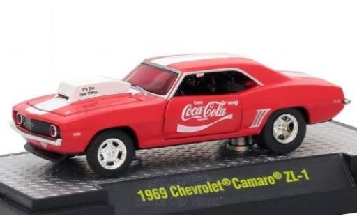 Diecast model cars Chevrolet Camaro ZL1 1/64 M2 Machines ZL1 red/white Coca Cola 1969 Chevrolet Camaro ZL1 1/64 M2 Machines ZL1 red/white Coca Cola 1969 diecast model cars