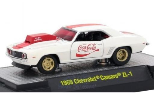 Diecast model cars Chevrolet Camaro ZL1 1/64 M2 Machines ZL1 white/red Coca Cola 1969 Chevrolet Camaro ZL1 1/64 M2 Machines ZL1 white/red Coca Cola 1969 diecast model cars