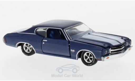 Diecast model cars Chevrolet Chevelle 1970 1/64 M2 Machines Malibu SS 454 metallic blue/white 1970 Chevrolet Chevelle 1970 1/64 M2 Machines Malibu SS 454 metallic blue/white 1970 diecast model cars