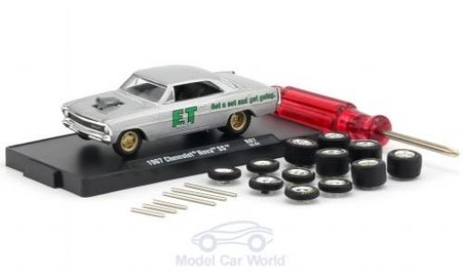 Diecast model cars Chevrolet Nova 1/64 M2 Machines SS grey 1967 inklusive 12 Austauschrädern 6 Achsen und 1 Schraubenzieher Auto-Wheels Release 06 Chevrolet Nova 1/64 M2 Machines SS grey 1967 inklusive 12 Austauschrädern 6 Achsen und 1 Schraubenzieher Auto-Wheels Release 06 diecast model cars