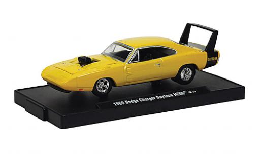 Diecast model cars Dodge Charger 1/64 M2 Machines Daytona HEMI yellow 1969 voiture Drivers Dodge Charger 1/64 M2 Machines Daytona HEMI yellow 1969 voiture Drivers diecast model cars