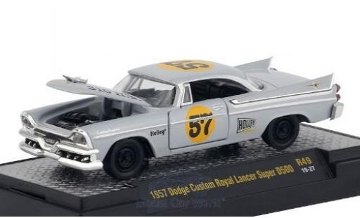 Dodge Custom Royal Lancer 1/64 M2 Machines Super D500 grey/Dekor 1957 diecast model cars
