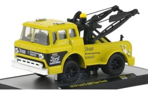 Diecast model cars Ford C600 1/64 M2 Machines C-600 Tow Truck yellow/black 1970 Ford C600 1/64 M2 Machines C-600 Tow Truck yellow/black 1970 diecast model cars
