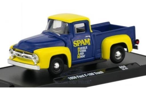 Ford F-1 1/64 M2 Machines 00 blue/yellow 1956 diecast model cars