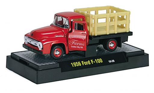 Diecast model cars Ford F-1 1/64 M2 Machines 00 red Tom Davis Farms 1956 Ford F-1 1/64 M2 Machines 00 red Tom Davis Farms 1956 diecast model cars