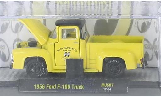 Ford F-1 1/64 M2 Machines 00 Truck yellow/black Moon Equipment Co. 1956 diecast model cars