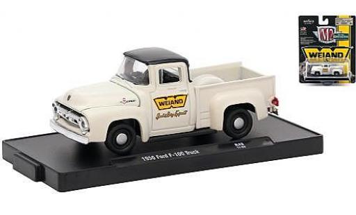 Ford F-1 1/64 M2 Machines 00 Truck white/black Weiand 1956 diecast model cars