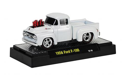 Ford F-100 1/64 M2 Machines F 100 Tuning white 1956 Ground Pounders diecast model cars