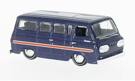 Diecast model cars Ford Falcon 1/64 M2 Machines Club Wagon metallic blue 1965 Ford Falcon 1/64 M2 Machines Club Wagon metallic blue 1965 diecast model cars