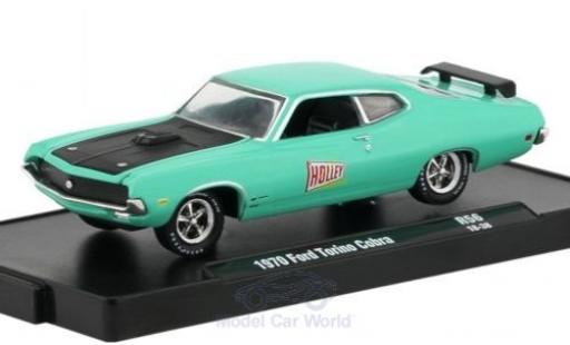 Ford Torino 1/64 M2 Machines Cobra türkis/black 1970 diecast model cars