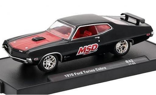 Ford Torino 1/64 M2 Machines Cobra black/red MSD 1970 voiture-Drivers Release 42 sans Vitrine diecast model cars