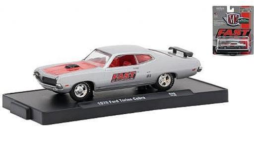 Diecast model cars Ford Torino 1/64 M2 Machines Cobra grey/red FAST (Fuel Air Spark Technology) 1970 Ford Torino 1/64 M2 Machines Cobra grey/red FAST (Fuel Air Spark Technology) 1970 diecast model cars