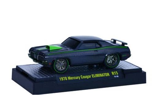 Diecast model cars Mercury Cougar 1/64 M2 Machines Eliminator grey/green 1970 Ground Pounders Mercury Cougar 1/64 M2 Machines Eliminator grey/green 1970 Ground Pounders diecast model cars