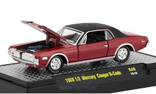 Mercury Cougar 1/64 M2 Machines R-Code red/matt-black 1968 diecast model cars