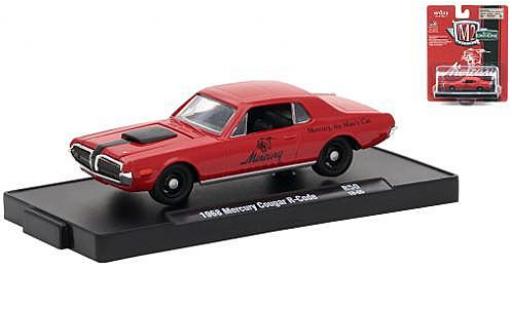 Diecast model cars Mercury Cougar 1/64 M2 Machines R-Code red/black 1968 Mercury Cougar 1/64 M2 Machines R-Code red/black 1968 diecast model cars