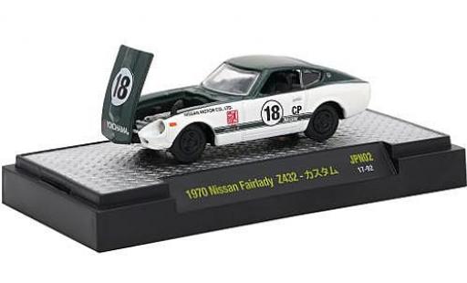 Diecast model cars Nissan Fairlady Z 1/64 M2 Machines 432 metallic green/white RHD 1970 Nr.18 Nissan Fairlady Z 1/64 M2 Machines 432 metallic green/white RHD 1970 Nr.18 diecast model cars