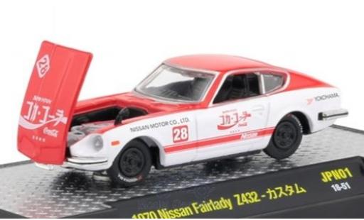 Diecast model cars Nissan Fairlady Z Z432 1/64 M2 Machines 432 red/white Coca Cola 1970 Nissan Fairlady Z Z432 1/64 M2 Machines 432 red/white Coca Cola 1970 diecast model cars