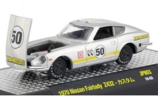 Diecast model cars Nissan Fairlady Z 1/64 M2 Machines 432 grey 1970 Nissan Fairlady Z 1/64 M2 Machines 432 grey 1970 diecast model cars