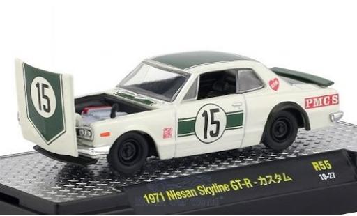 Nissan Skyline 1/64 M2 Machines GT-R RHD No.15 1971 diecast model cars