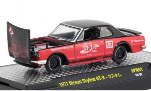 Nissan Skyline 1/64 M2 Machines GT-R black/red Coca Cola 1971 diecast model cars
