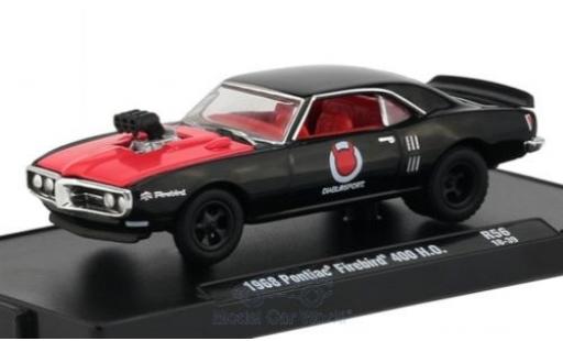 Diecast model cars Pontiac Firebird 1/64 M2 Machines 400 H.O. black/red 1968 Pontiac Firebird 1/64 M2 Machines 400 H.O. black/red 1968 diecast model cars