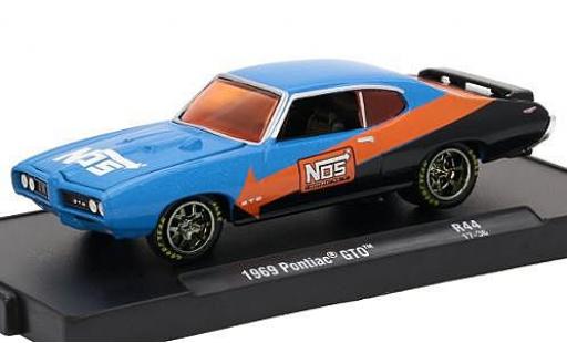 Diecast model cars Pontiac GTO 1/64 M2 Machines metallic blue/black Nos 1969 voiture-Drivers Release 44 sans Vitrine Pontiac GTO 1/64 M2 Machines metallic blue/black Nos 1969 voiture-Drivers Release 44 sans Vitrine diecast model cars