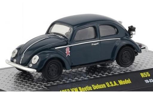 Diecast model cars Volkswagen Beetle 1/64 M2 Machines Deluxe (Käfer) blue/Dekor 1953 USA-Modell Volkswagen Beetle 1/64 M2 Machines Deluxe (Käfer) blue/Dekor 1953 USA-Modell diecast model cars