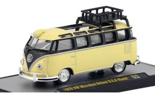 Diecast model cars Volkswagen T1 1/64 M2 Machines Deluxe beige/black 1959 Volkswagen T1 1/64 M2 Machines Deluxe beige/black 1959 diecast model cars