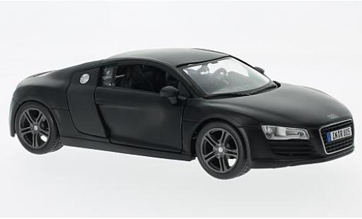 Audi R8 1/24 Maisto matt-black diecast model cars