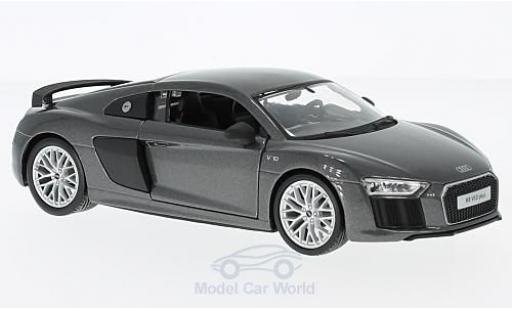 Diecast model cars Audi R8 1/24 Maisto V10 Plus metallic grey Audi R8 1/24 Maisto V10 Plus metallic grey diecast model cars