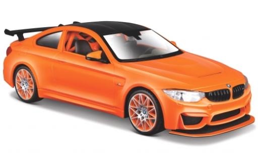 Bmw M4 1/24 Maisto GTS orange diecast model cars