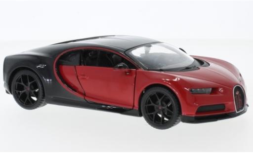 Diecast model cars Bugatti Chiron 1/24 Maisto Sport red/black Bugatti Chiron 1/24 Maisto Sport red/black diecast model cars