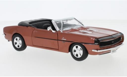 Chevrolet Camaro 1/24 Maisto SS 396 Convertible metallic bronze 1968 diecast model cars