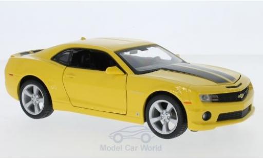 Diecast model cars Chevrolet Camaro RS 1/24 Maisto SS RS yellow/black 2010 Chevrolet Camaro RS 1/24 Maisto SS RS yellow/black 2010 diecast model cars