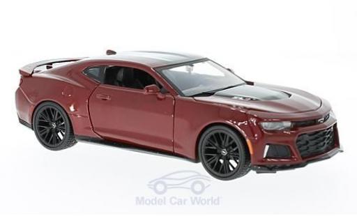 Chevrolet Camaro ZL1 1/24 Maisto ZL1 metallic red 2017 diecast model cars