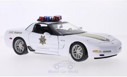 Diecast model cars Chevrolet Corvette 1/18 Maisto (C5) Z06 State Trooper Highway Division Chevrolet Corvette 1/18 Maisto (C5) Z06 State Trooper Highway Division diecast model cars