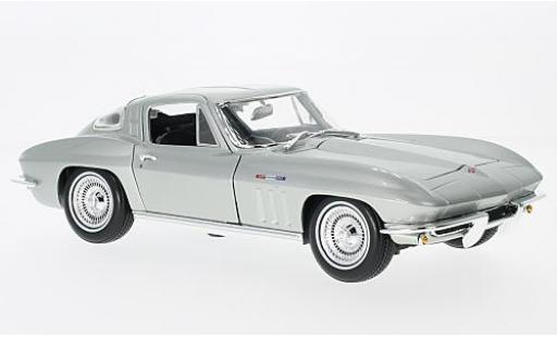 Diecast model cars Chevrolet Corvette 1/18 Maisto grey 1965 sans Vitrine Chevrolet Corvette 1/18 Maisto grey 1965 sans Vitrine diecast model cars