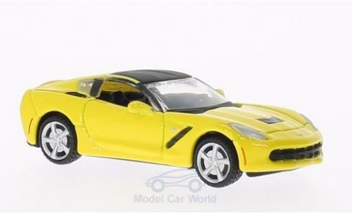 Diecast model cars Chevrolet Corvette C7 1/64 Maisto Stingray (C7) yellow 2014 Toy Fair Edition 2014 Chevrolet Corvette C7 1/64 Maisto Stingray (C7) yellow 2014 Toy Fair Edition 2014 diecast model cars