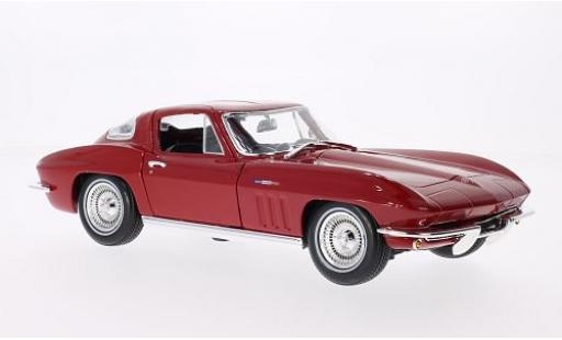 Diecast model cars Chevrolet Corvette 1/18 Maisto Stingray red 1965 Chevrolet Corvette 1/18 Maisto Stingray red 1965 diecast model cars