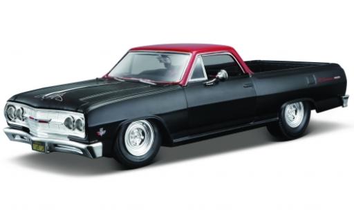 Chevrolet El Camino 1/24 Maisto matt-black/red 1:25 diecast model cars