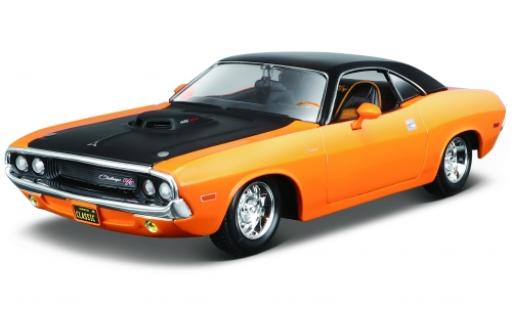 Dodge Challenger 1/24 Maisto R/T orange/black 1970 diecast model cars