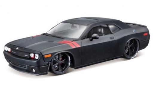Diecast model cars Dodge Challenger 1/24 Maisto SRT8 matt-black/red Dodge Challenger 1/24 Maisto SRT8 matt-black/red diecast model cars