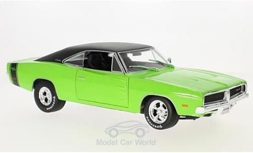 Dodge Charger 1969 1/18 Maisto R/T green/black 1969 diecast model cars