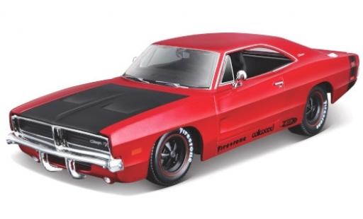 Diecast model cars Dodge Charger 1/24 Maisto R/T Tuning metallic red/matt-black 1969 Dodge Charger 1/24 Maisto R/T Tuning metallic red/matt-black 1969 diecast model cars