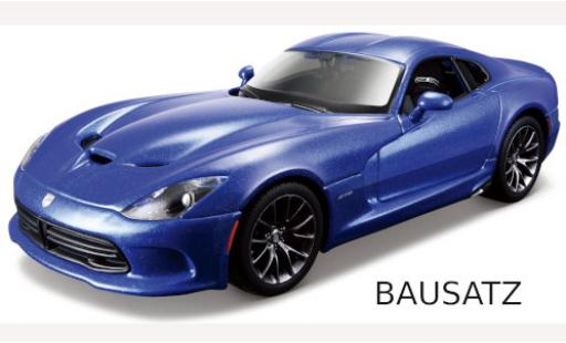Diecast model cars Dodge Viper 1/24 Maisto SRT GTS metallic blue 2013 Bausatz Dodge Viper 1/24 Maisto SRT GTS metallic blue 2013 Bausatz diecast model cars