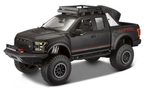 Ford F-1 1/24 Maisto 50 Raptor matt-black/Dekor 2017 diecast model cars