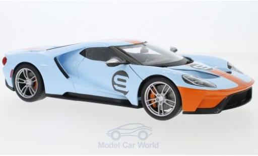 Diecast model cars Ford GT 1/18 Maisto blue/orange 2017 Ford GT 1/18 Maisto blue/orange 2017 diecast model cars