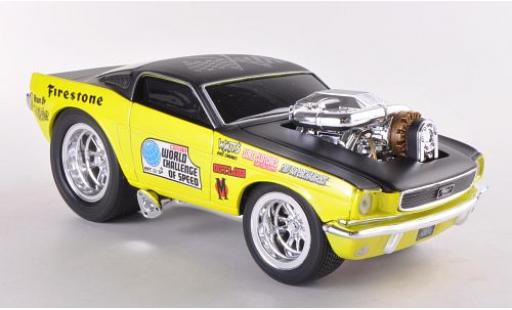 Ford Mustang 1/24 Maisto GT yellow/black 1966 diecast model cars