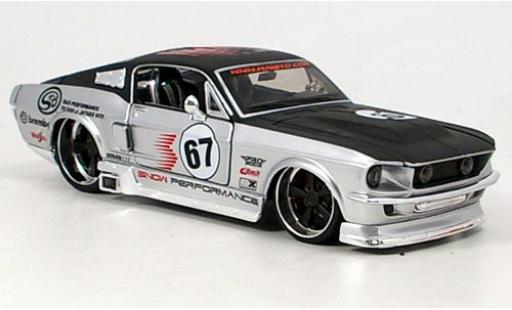 Ford Mustang 1/24 Maisto GT grey/black 1967 sans Vitrine diecast model cars
